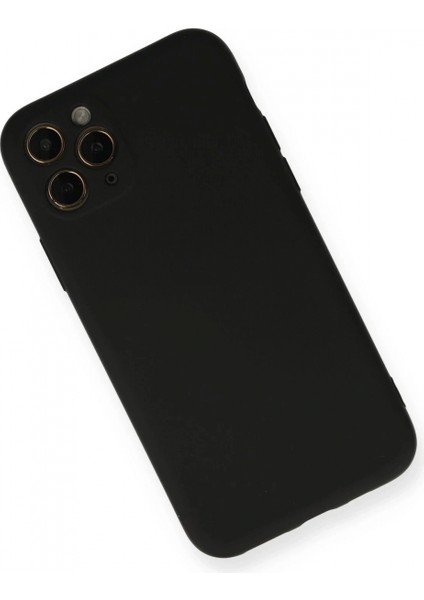iPhone 11 Pro Kılıf Nano Içi Kadife Silikon - Siyah fiyatları