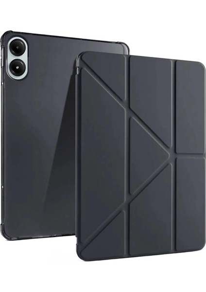 Xiaomi Redmi Pad Pro 12.1 Kılıf Kalemlikli Mars Tablet Kılıfı - Siyah