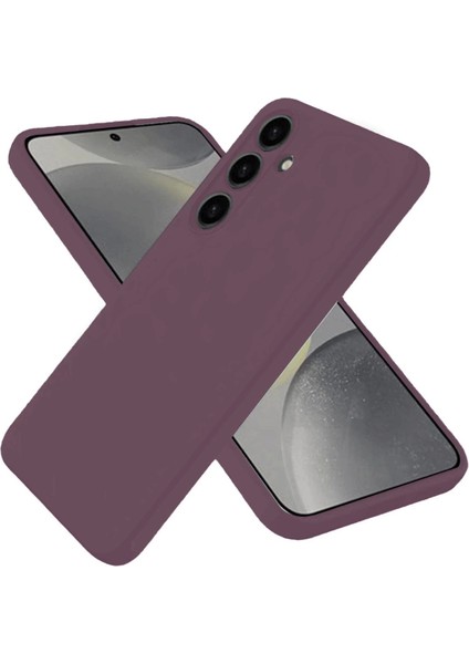 Samsung Galaxy A06 Kılıf First Silikon - Mürdüm