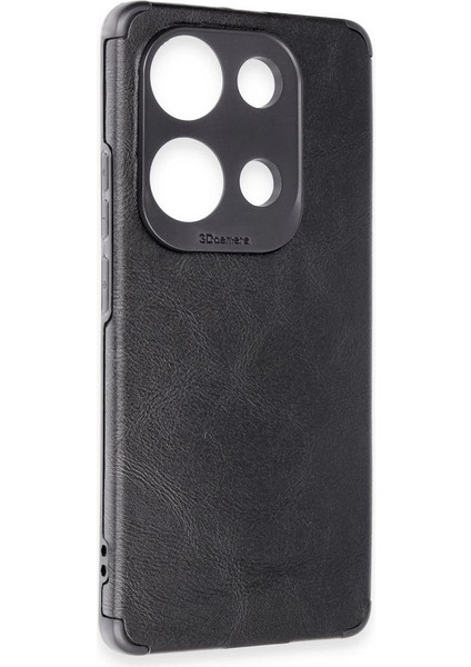 Xiaomi Redmi Note 13 4g Kılıf Loop Deri Silikon - Siyah modelleri