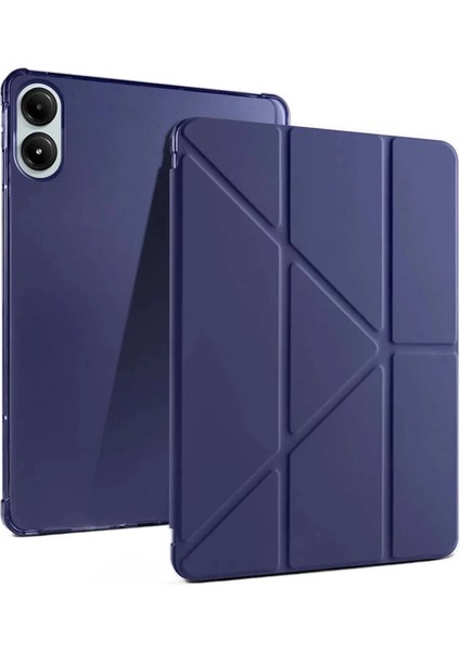 Xiaomi Redmi Pad Pro 12.1 Kılıf Kalemlikli Mars Tablet Kılıfı - Lacivert