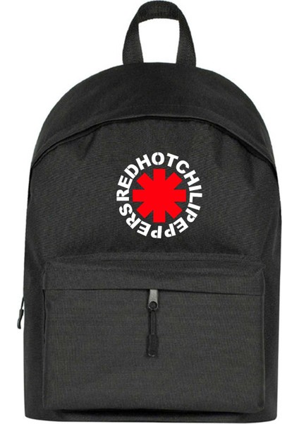 Symbol Red Hot Chili Peppers Sırt Çantası Siyah Renk