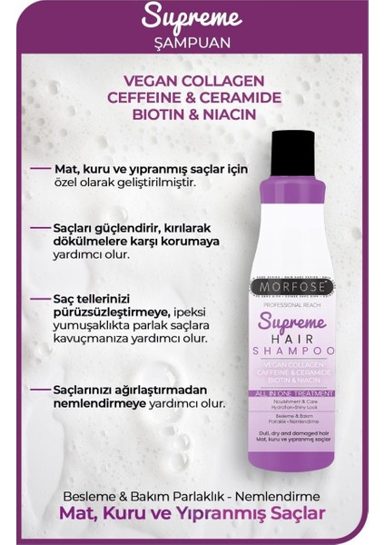 Şampuan 500ML Supreme fiyatları