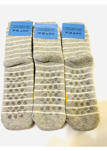 Kaplumbağa Figürlü Dikişsiz, Kaydırmaz, Havlu Çocuk Çorabı 3'lü Kız/erkek fiyatları