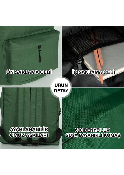 Dainese Logo Text Sırt Çantası Yeşil Renk indirimleri