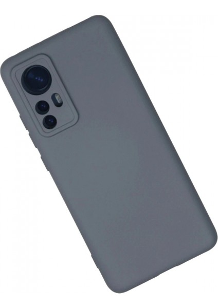 Xiaomi Mi 12 Kılıf Nano içi Kadife Silikon - Gri fiyatları
