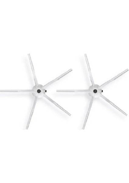 S8 Robot Süpürge Uyumlu 2'li Yan Fırça Orijinal - Beyaz fiyatları