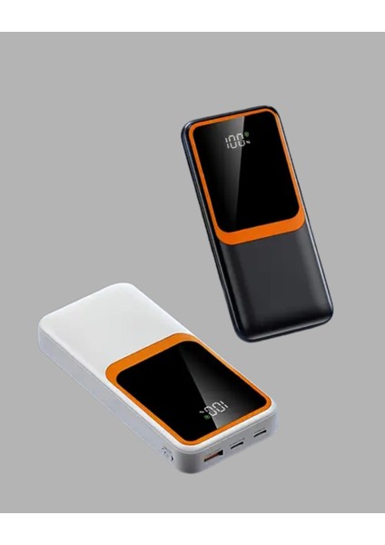 Powerbank 10000 Mah – Çift USB Çıkışlı, Type-C Girişli, Şık Beyaz Tasarım fiyatları