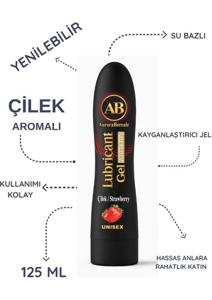 A B Kayganlaştırıcı 125 ml Çilekli Aromalı Yenilebilir Süper Jel 2'ci Ürün 1 Tl XDWŞQFD4G51TL fiyatları