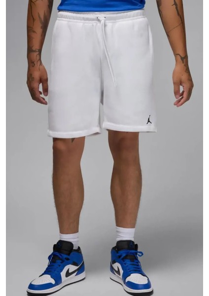 Jordan Brooklyn Fleece Short Beyaz Pamuklu Erkek Şort