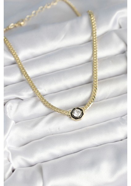 Bfs Pirinç Gold Renk Zirkon Taşlı Kadın Kolye fiyatları