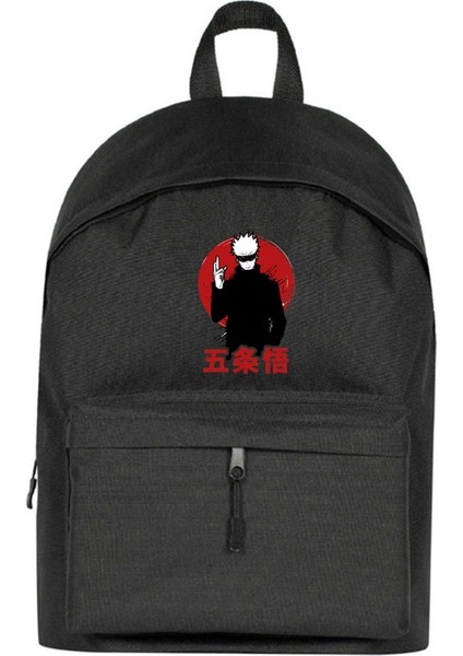Megumi Jajutsu Kaisen Sırt Çantası Siyah Renk