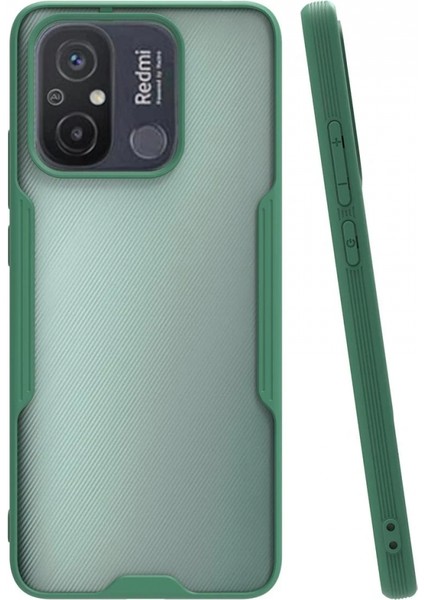 Xiaomi Redmi 12C Kılıf Platin Silikon - Yeşil