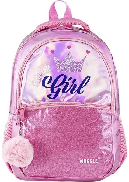 Super Girl Okul Çantası 3 Lü Set