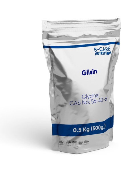 Glisin 0.5 kg (500G.) Katkısız-Aromasız Toz Hammadde