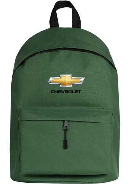 Chevrolet Logo Sırt Çantası Yeşil Renk