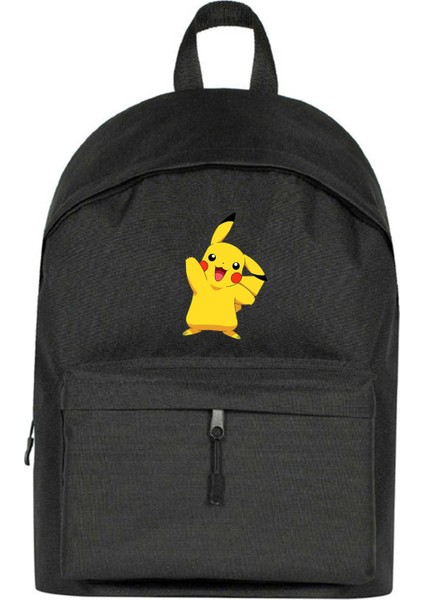 Pokemon Pikachu Sırt Çantası Siyah Renk