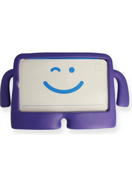Ieg iPad 4 9.7 Kılıf Karakter Tablet Silikon - Mor