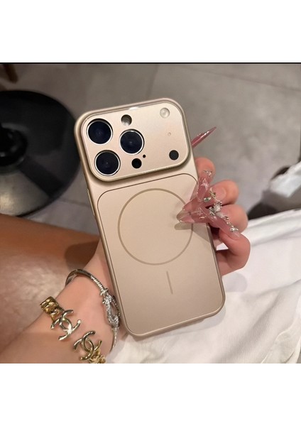 iPhone 16 Pro Uyumlu Magsafe Özellikli 17 Görünümlü Kamera Korumalı ''ag Glass'' Premium Kılıf indirimleri
