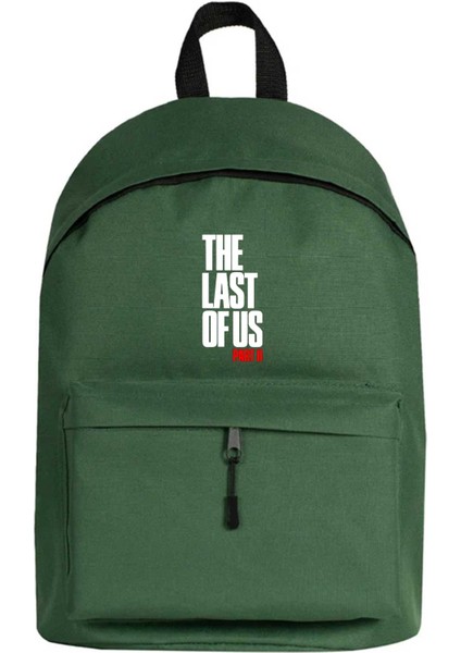 The Last Of Us Part 2 Yazı Sırt Çantası Yeşil Renk