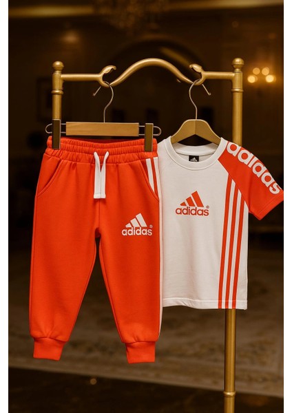 Unisex Şeritli Çocuk Takım