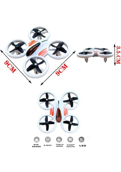 Uzaktan Kumandalı Şarjlı Mini Işıklı Neon Ledli Drone 2.4 Ghz Taklacı Ufo Ev Tipi Başlangıç Seviyesi Drone Eğitimi Için Uygun modelleri