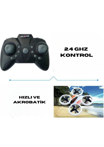 Uzaktan Kumandalı Şarjlı Mini Işıklı Neon Ledli Drone 2.4 Ghz Taklacı Ufo Ev Tipi Başlangıç Seviyesi Drone Eğitimi Için Uygun