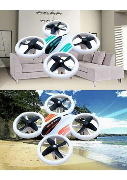 Uzaktan Kumandalı Şarjlı Mini Işıklı Neon Ledli Drone 2.4 Ghz Taklacı Ufo Ev Tipi Başlangıç Seviyesi Drone Eğitimi Için Uygun