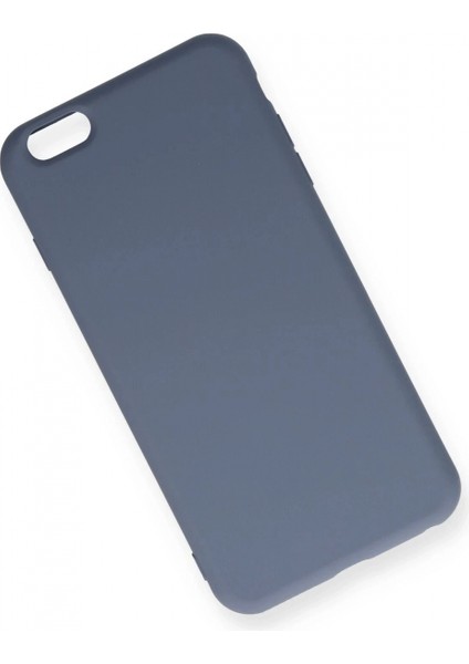 iPhone 6 Plus Kılıf Nano Içi Kadife Silikon - Gri modelleri