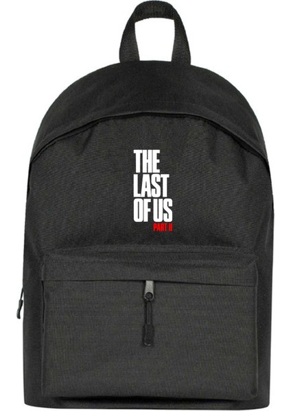 The Last Of Us Part 2 Yazı Sırt Çantası Siyah Renk