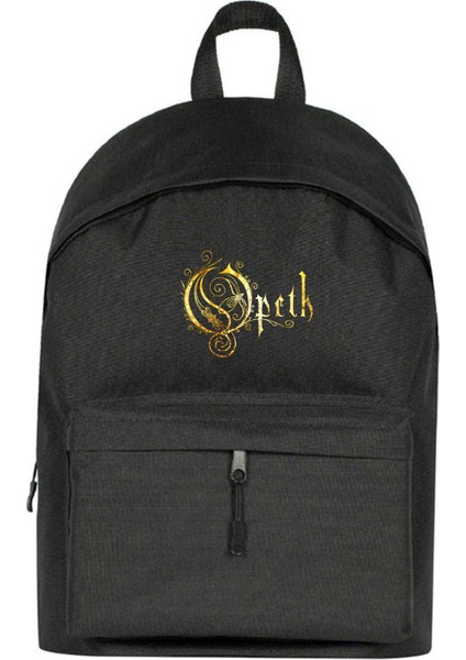 Opeth Logo Classic Sırt Çantası Siyah Renk
