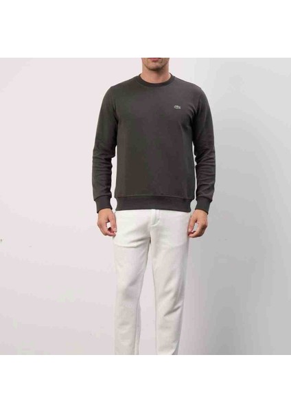 Basıc Bisiklet Yaka Haki Regular Fit fiyatları