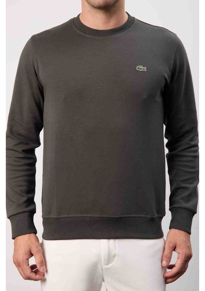 Basıc Bisiklet Yaka Haki Regular Fit modelleri