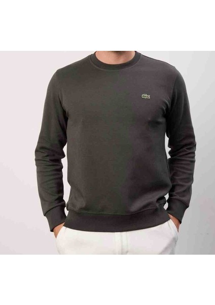 Basıc Bisiklet Yaka Haki Regular Fit indirimleri