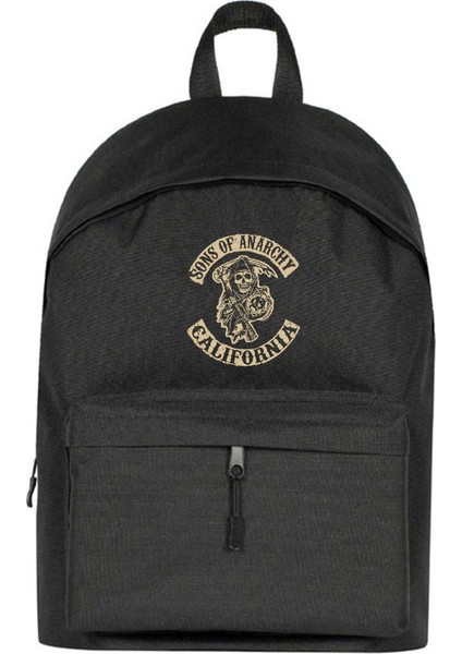 Sons Of Anarchy California Sırt Çantası Siyah Renk