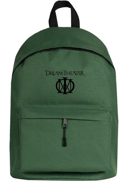 Dream Theather Logo Sırt Çantası Yeşil Renk