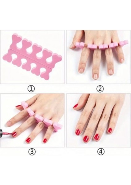 - Parmak Ayırıcı Sünger Manikür Pedikür Aparatı 5 Adet modelleri