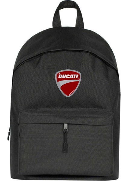 Ducati Multistrada Logo Sırt Çantası Siyah Renk