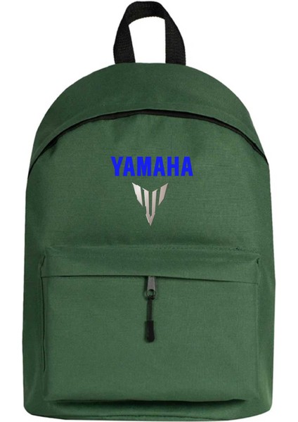 Yamha MT07 Logo Blue Sırt Çantası Yeşil Renk