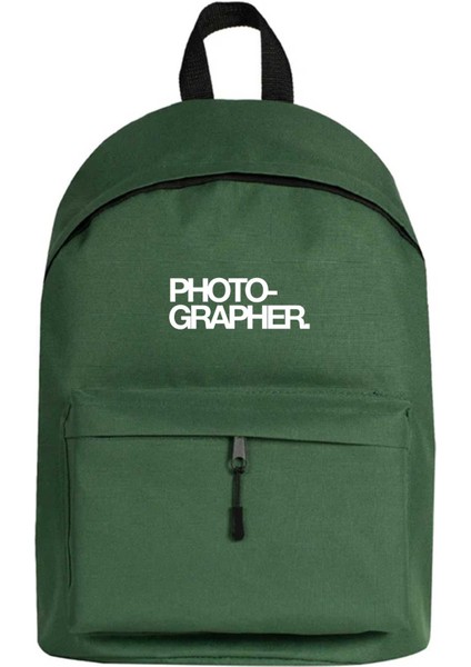 Photohrapher Sırt Çantası Yeşil Renk