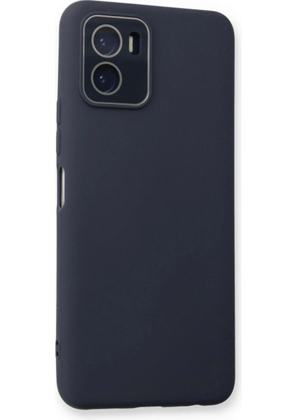 Vivo Y15S Kılıf Lansman Glass Kapak - Lacivert modelleri