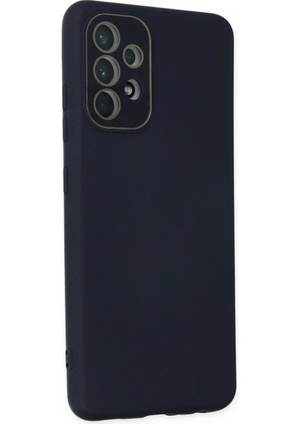 Samsung Galaxy A33 5G Kılıf Lansman Glass Kapak - Lacivert fiyatları