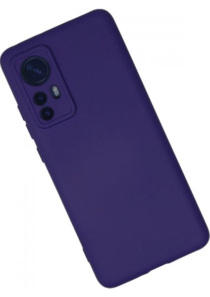 Xiaomi Mi 12 Kılıf Nano Içi Kadife Silikon - Mor fiyatları