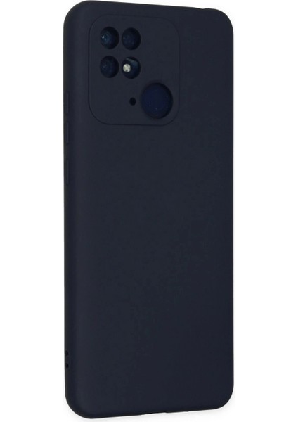 Xiaomi Redmi 10C Kılıf Nano Içi Kadife Silikon - Lacivert modelleri