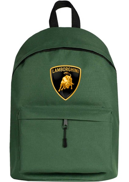 Lamborghni Classic Sırt Çantası Yeşil Renk