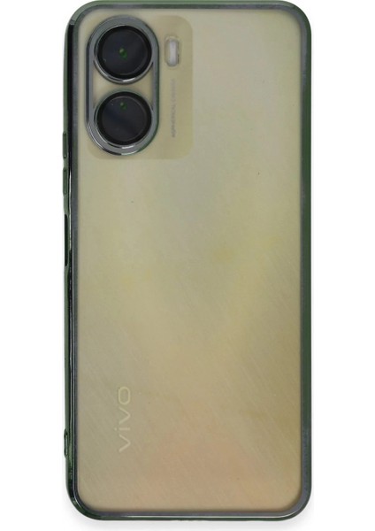 Vivo Y16 Kılıf Lensli Silikon - Yeşil fiyatları