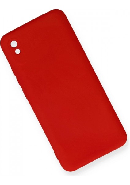 Xiaomi Redmi 9A Kılıf Nano Içi Kadife Silikon - Kırmızı fiyatları