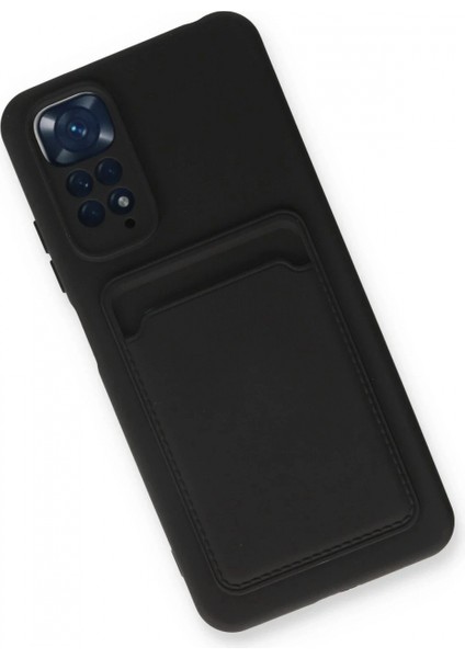 Xiaomi Redmi Note 11S Kılıf Kelvin Kartvizitli Silikon - Siyah fiyatları
