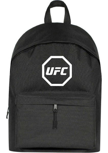 Ufc Logo Sırt Çantası Siyah Renk