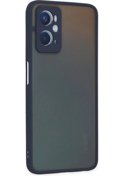 Oppo A96 Kılıf Montreal Silikon Kapak - Lacivert modelleri